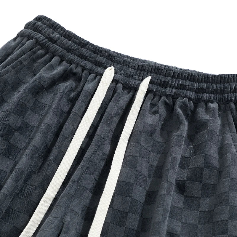Amyas® | Checkered Corduroy Sweatpants - Image 13