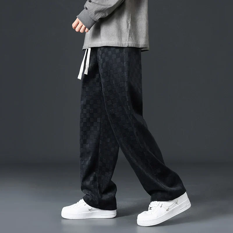Amyas® | Checkered Corduroy Sweatpants - Image 4