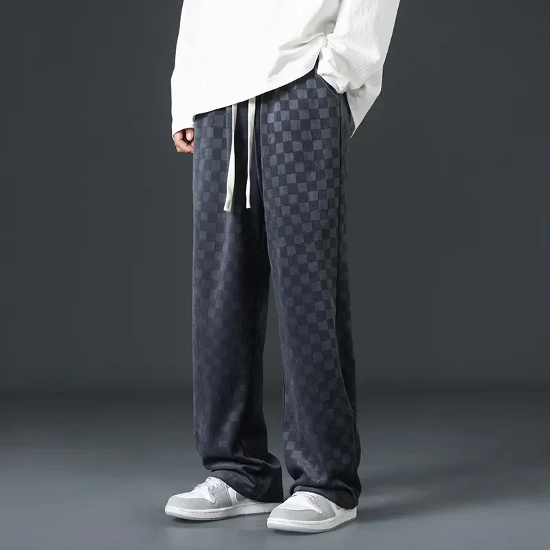 Amyas® | Checkered Corduroy Sweatpants - Image 7