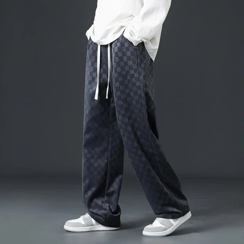 Amyas® | Checkered Corduroy Sweatpants - Image 8