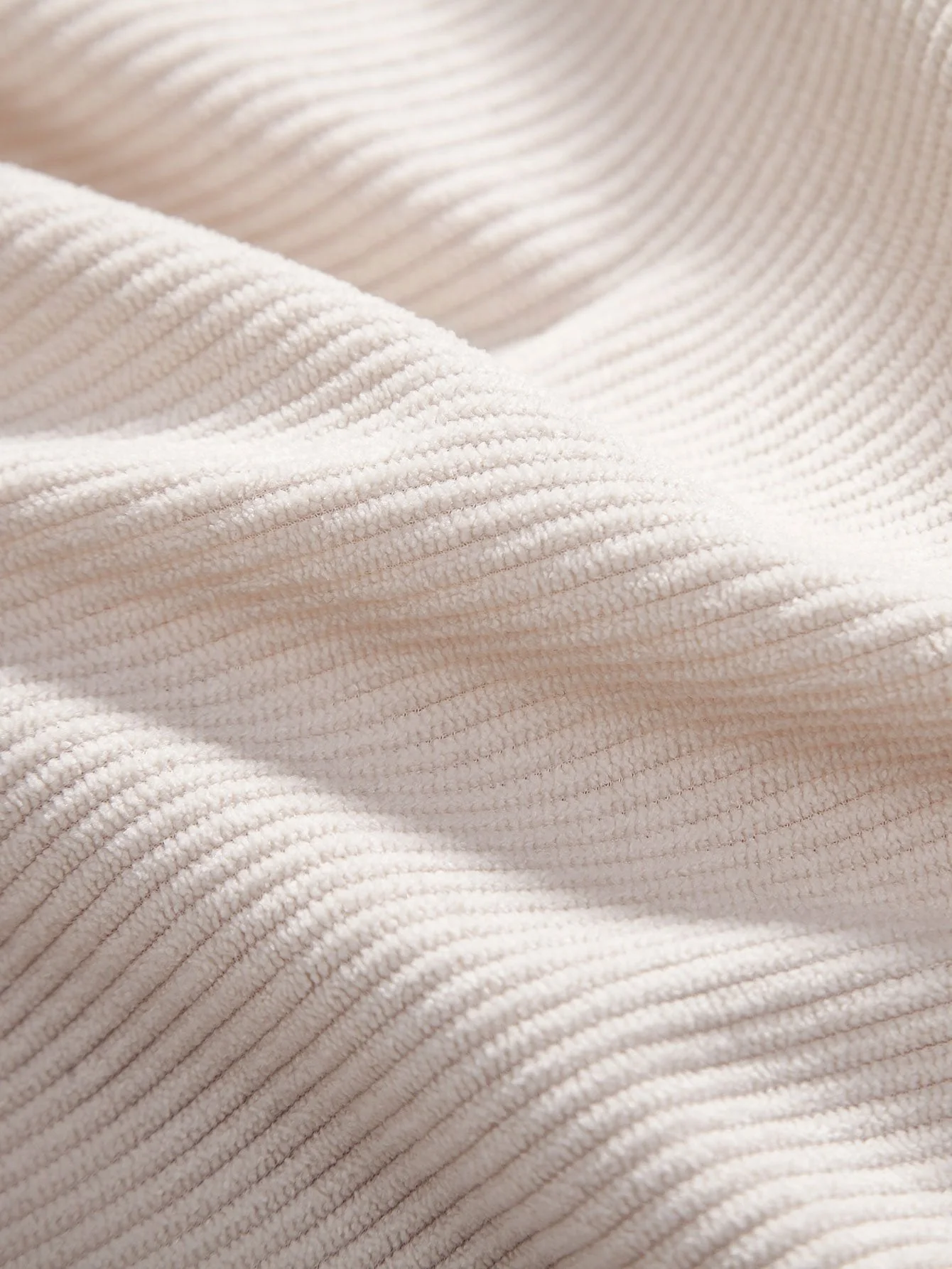 Amyas® | Long Sleeve Polo Neck Corduroy Shirt - Image 8