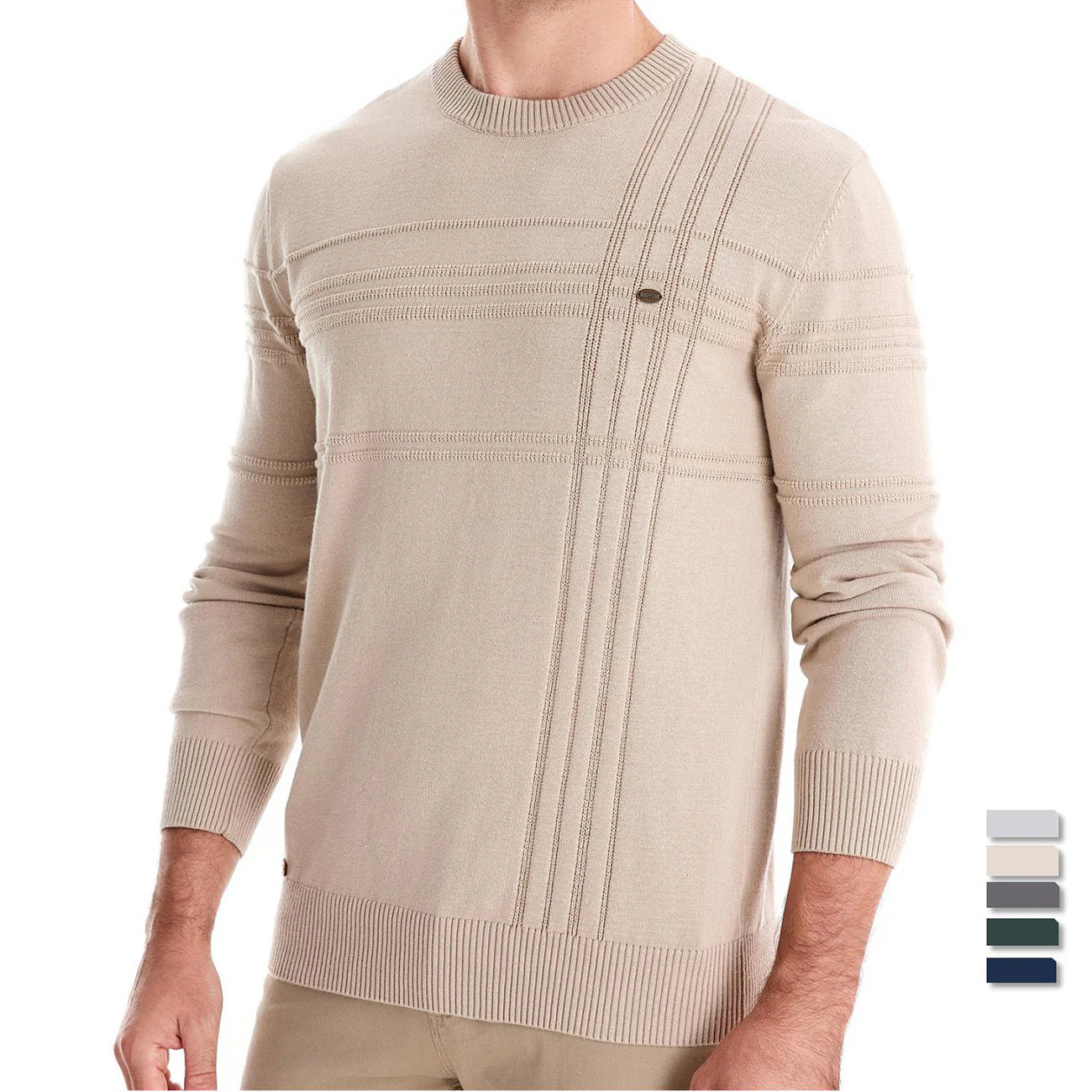 Anacleto® | Elegant Knitted Sweater For Men - Image 3