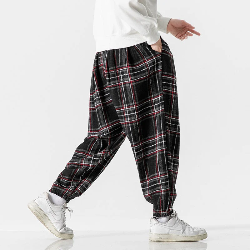Anacleto® | Plaid Joggers - Image 12