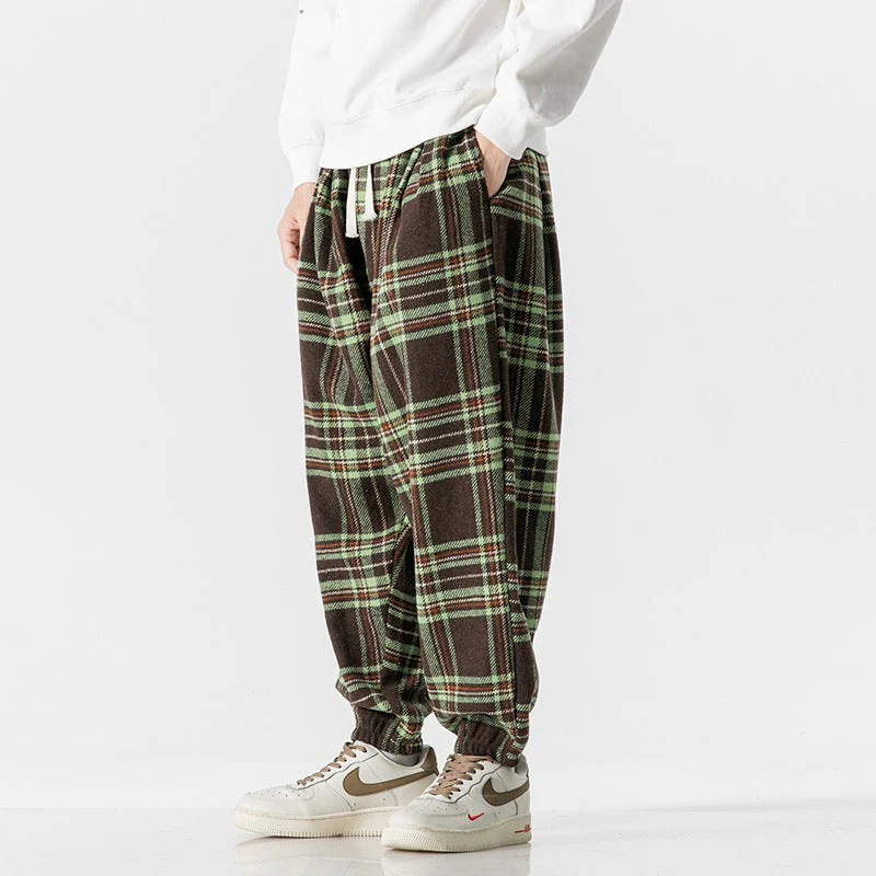 Anacleto® | Plaid Joggers - Image 2