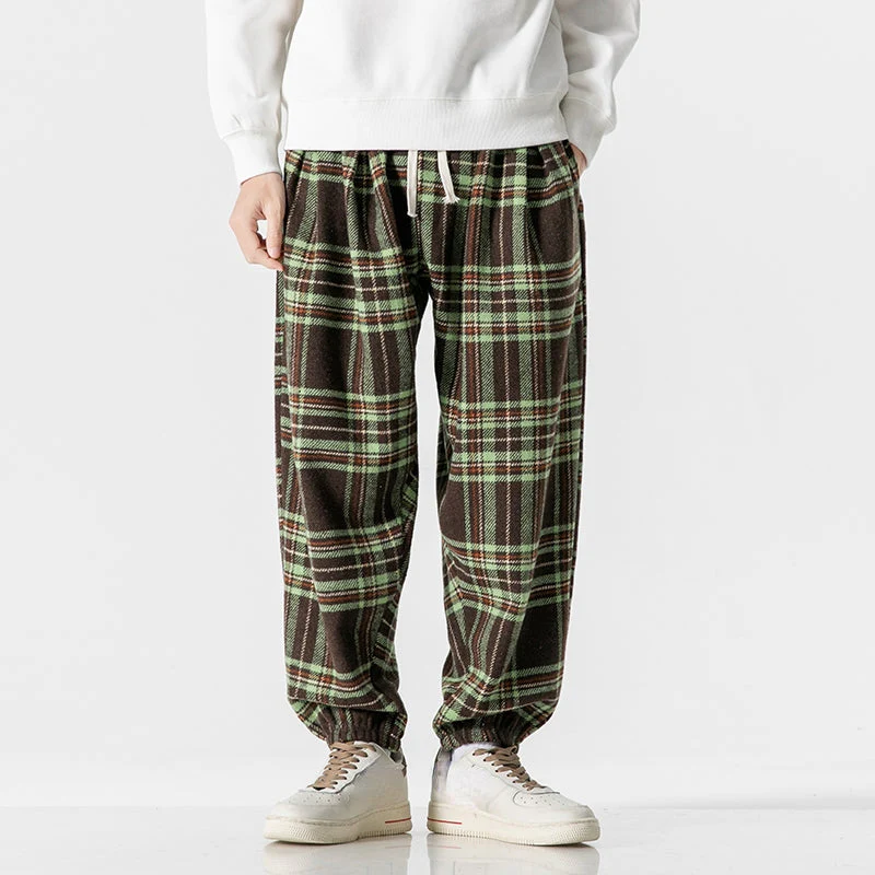 Anacleto® | Plaid Joggers - Image 4