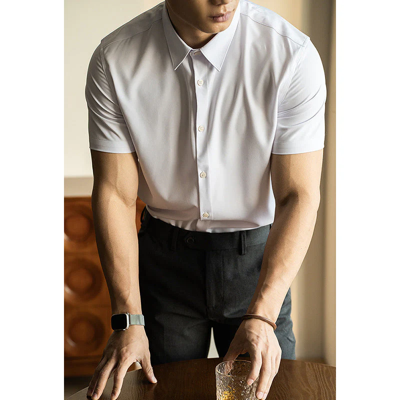 Anacletus® | CHELSEA SEAMLESS DRAPE SHIRT - Image 6