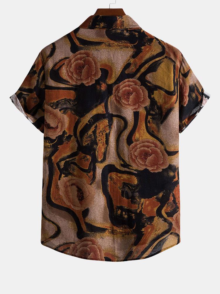 Anacletus® | Floral Print Button Up Shirt - Image 2