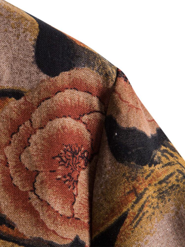 Anacletus® | Floral Print Button Up Shirt - Image 4