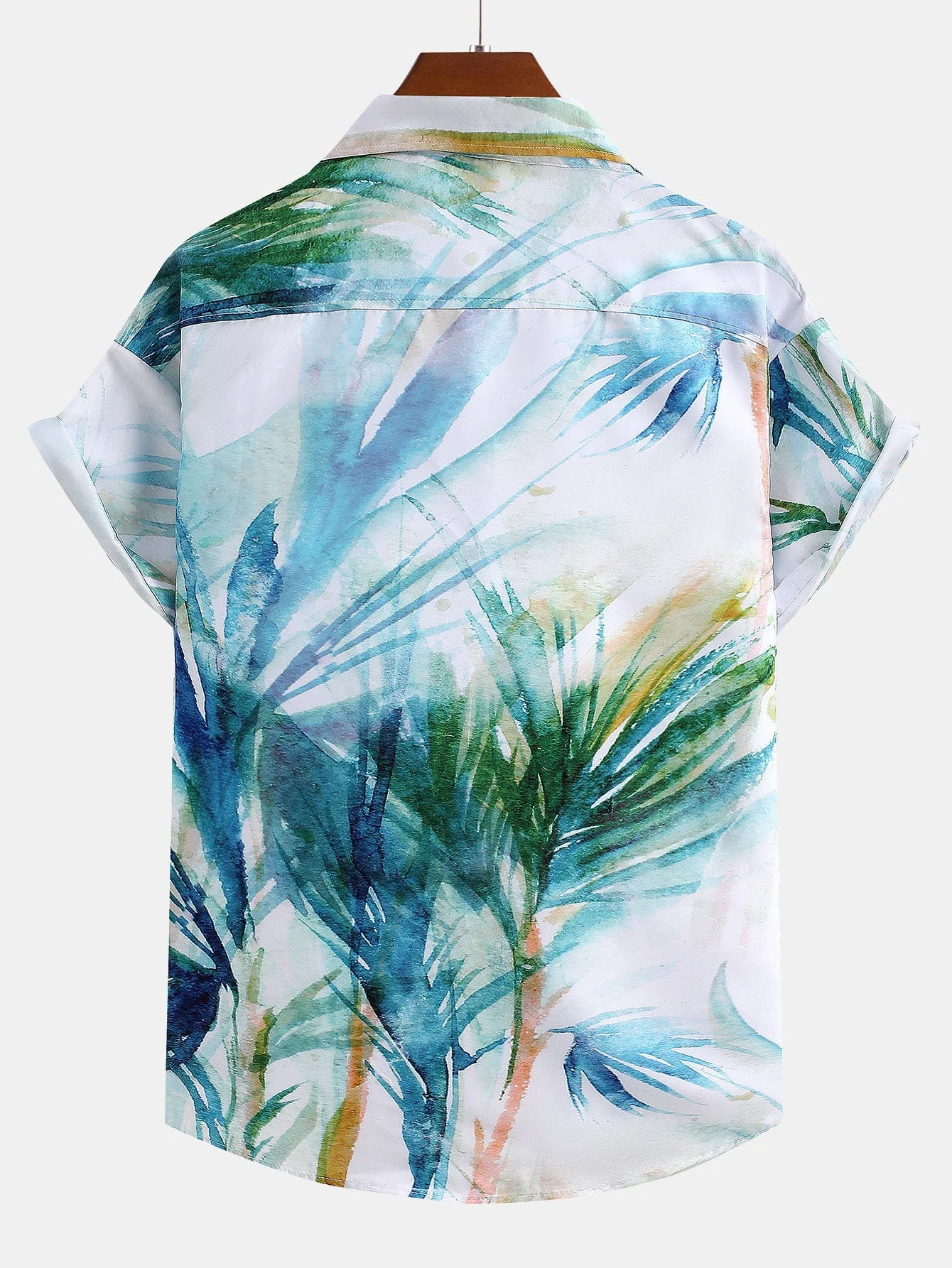 Anael® | Botanical Watercolor Print Shirt - Image 2