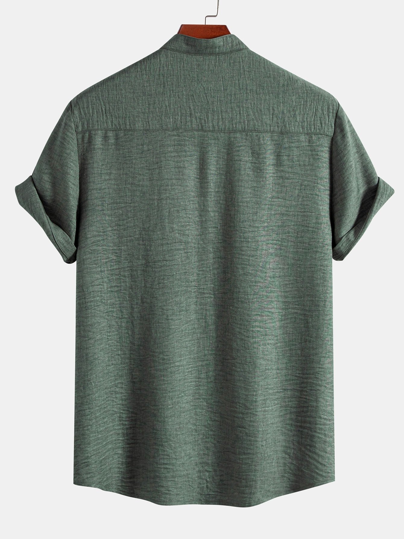 Ananías® | Stand Collar Textured Shirt - Image 6
