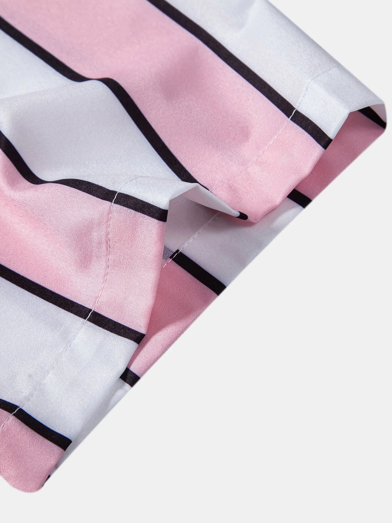Anatoliy® | Stripe Print Button Up Shirt - Image 10