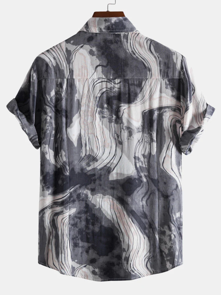Andonis® | Abstract Painting Print Shirts - Image 2