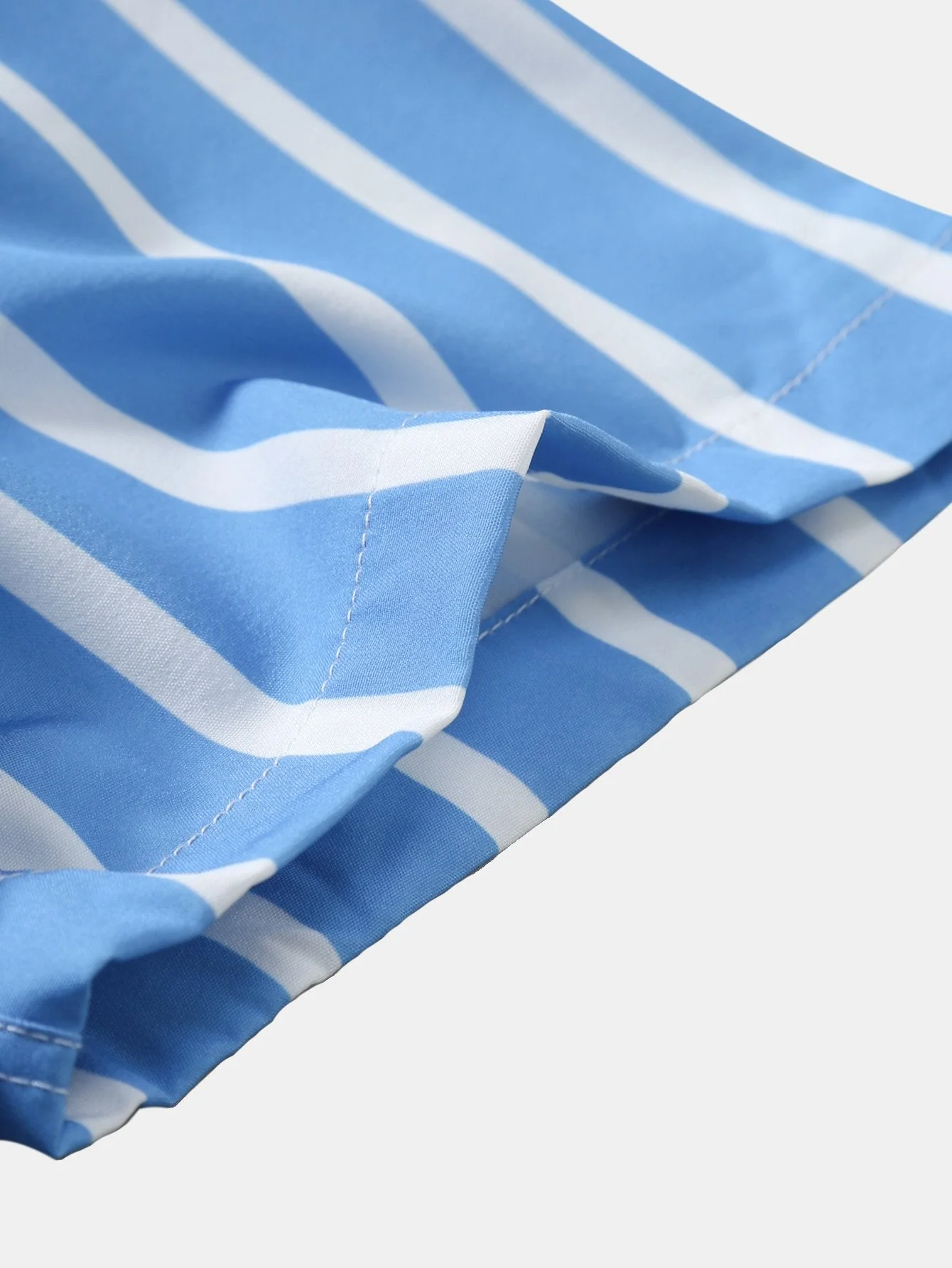 Andreas® | Striped Button Up Stand Collar Shirt - Image 10