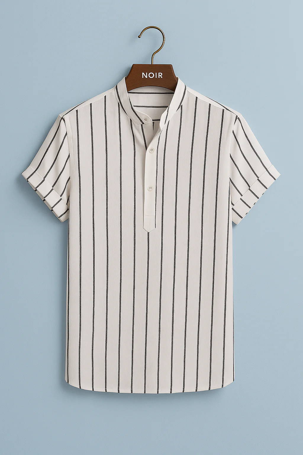Andrés® | Black Stripe Polo - Image 3