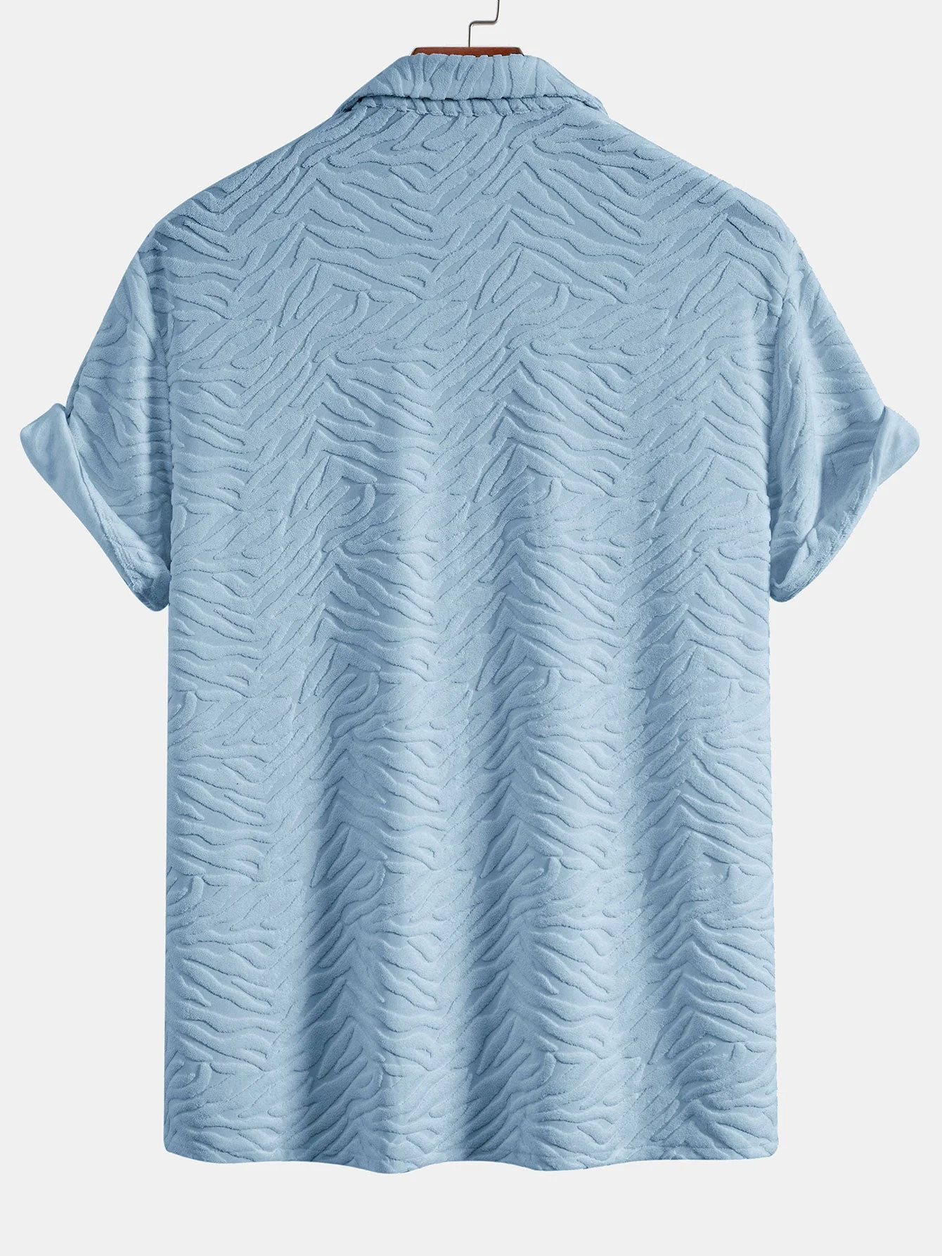 Andrzej® | Animal Texture Towel Cuban Shirt - Image 6
