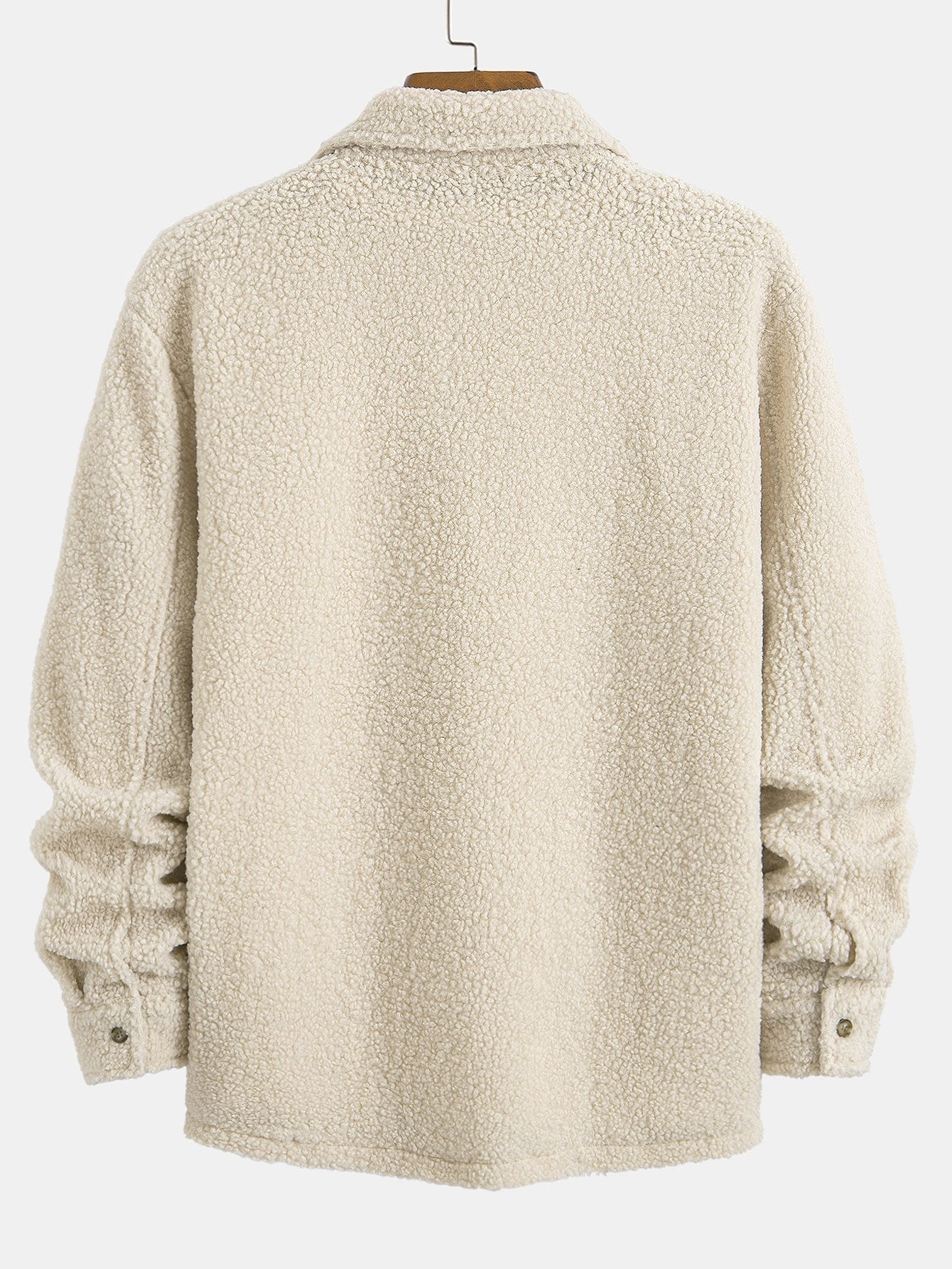 Ángel® | Aldrich Teddy Fleece Button Up Shirt - Image 4
