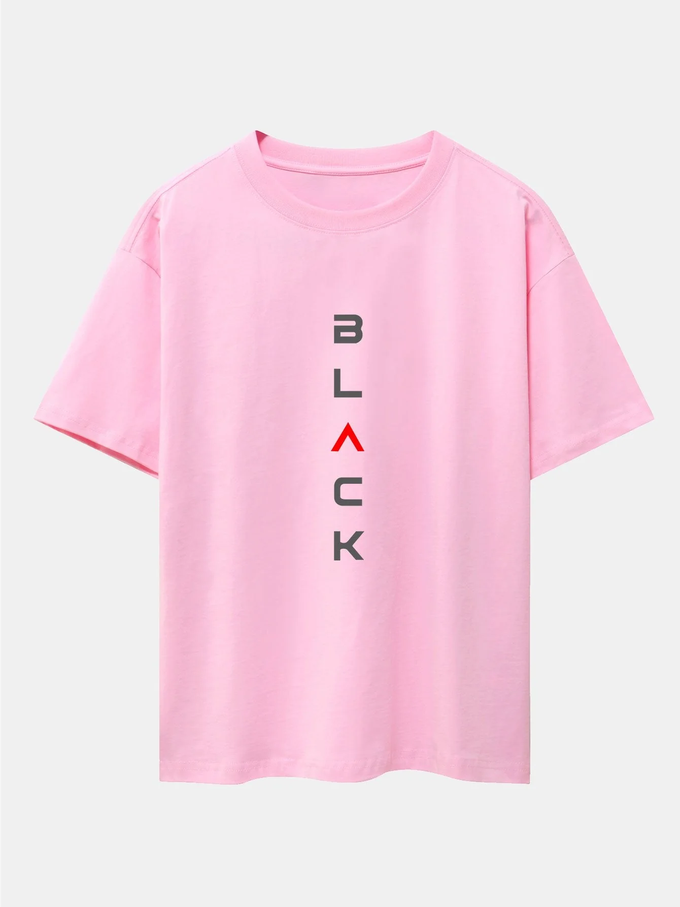 Ángel® | Black Print Drop Shoulder Oversize T-Shirt - Image 12