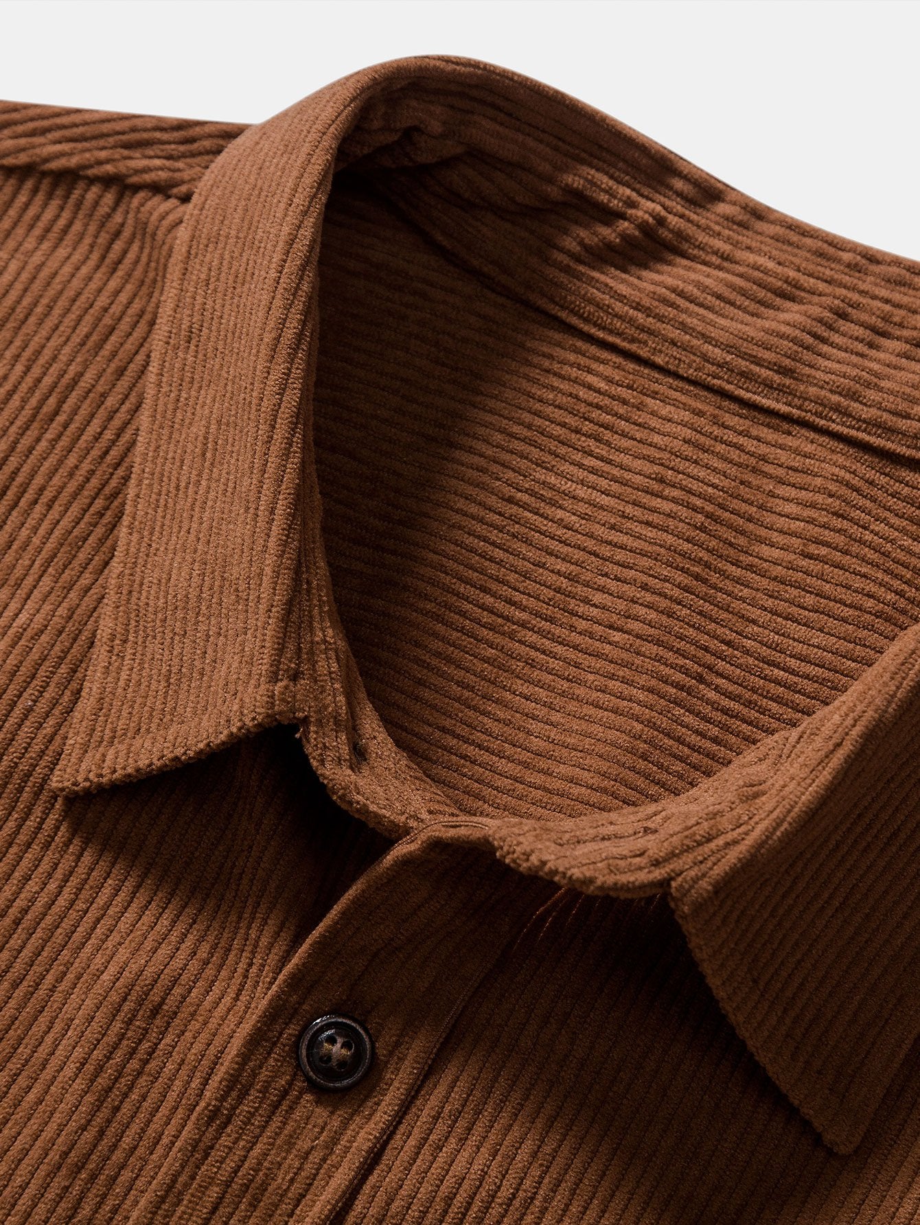 Angelo® | Short Sleeve Patch Pockets Corduroy Shirt - Image 5