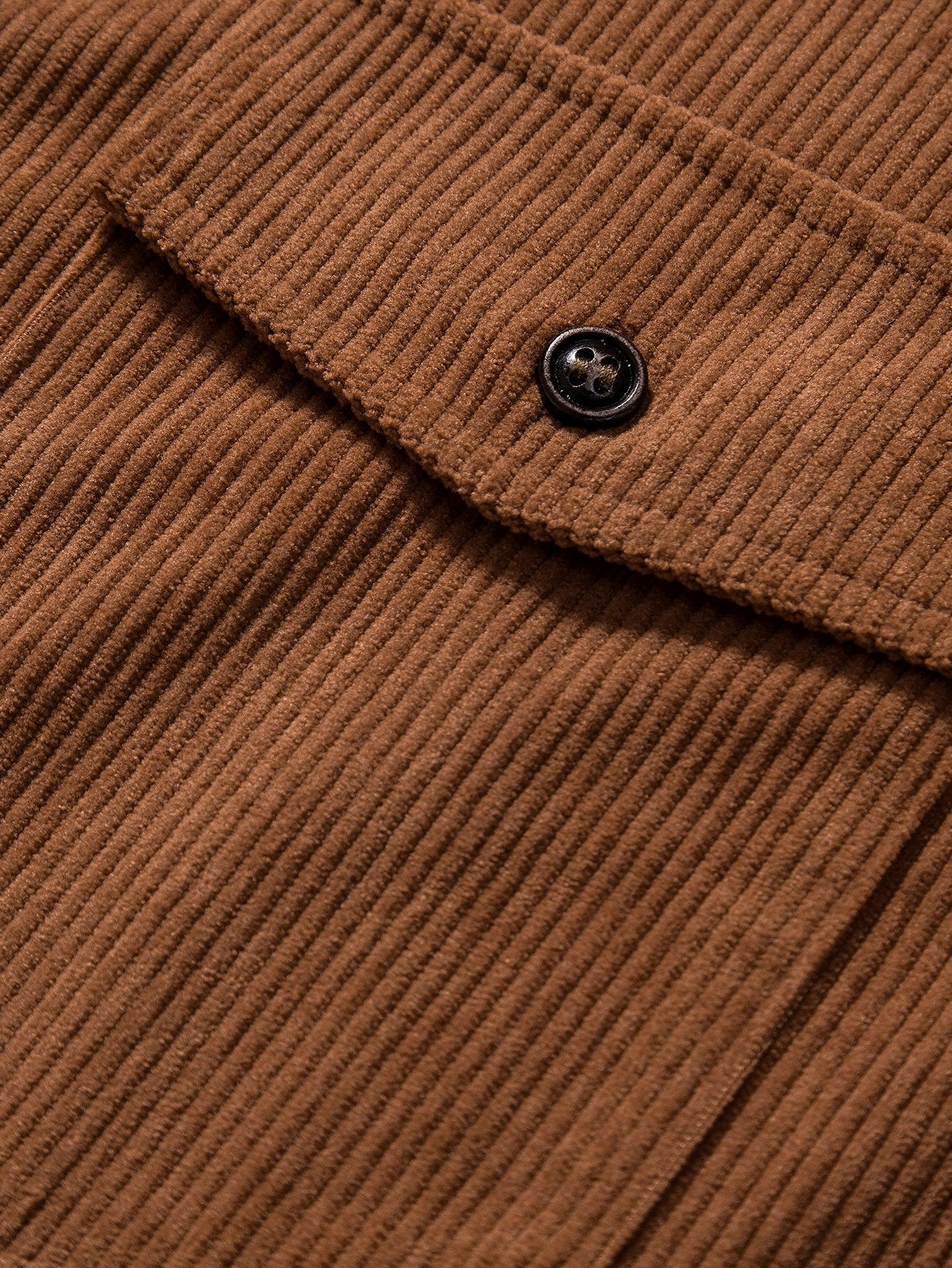 Angelo® | Short Sleeve Patch Pockets Corduroy Shirt - Image 6