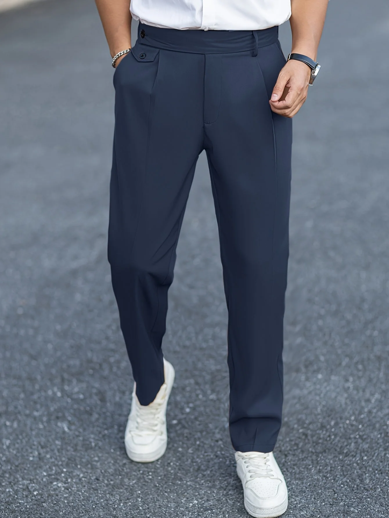 Angelo | Cropped Trousers – Old Money Style Men - Image 3