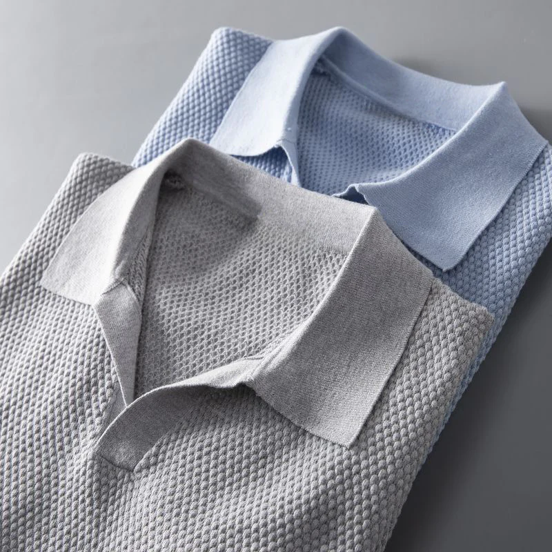 Angus® | Textured Polo Shirt - Image 3
