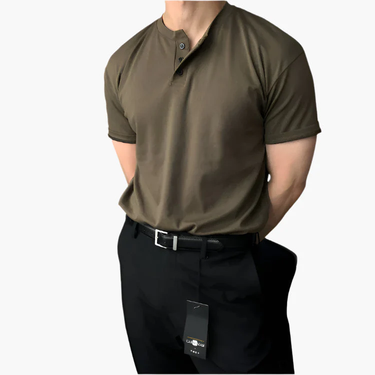 Aniceto® | DAEGU Buttoned Collar T-Shirt - Image 3