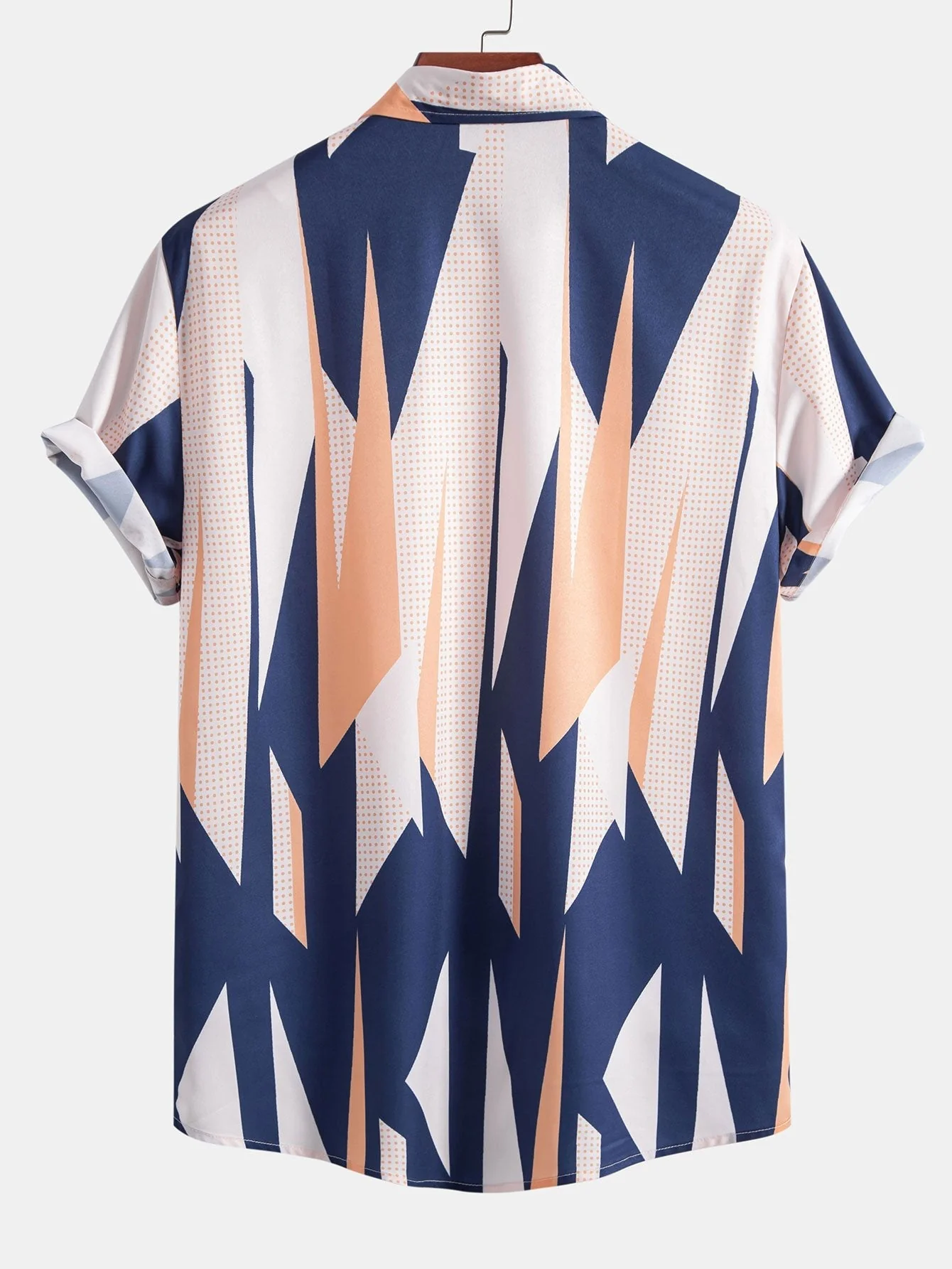 Annan® | Geometry Print Button Up Shirt - Image 2
