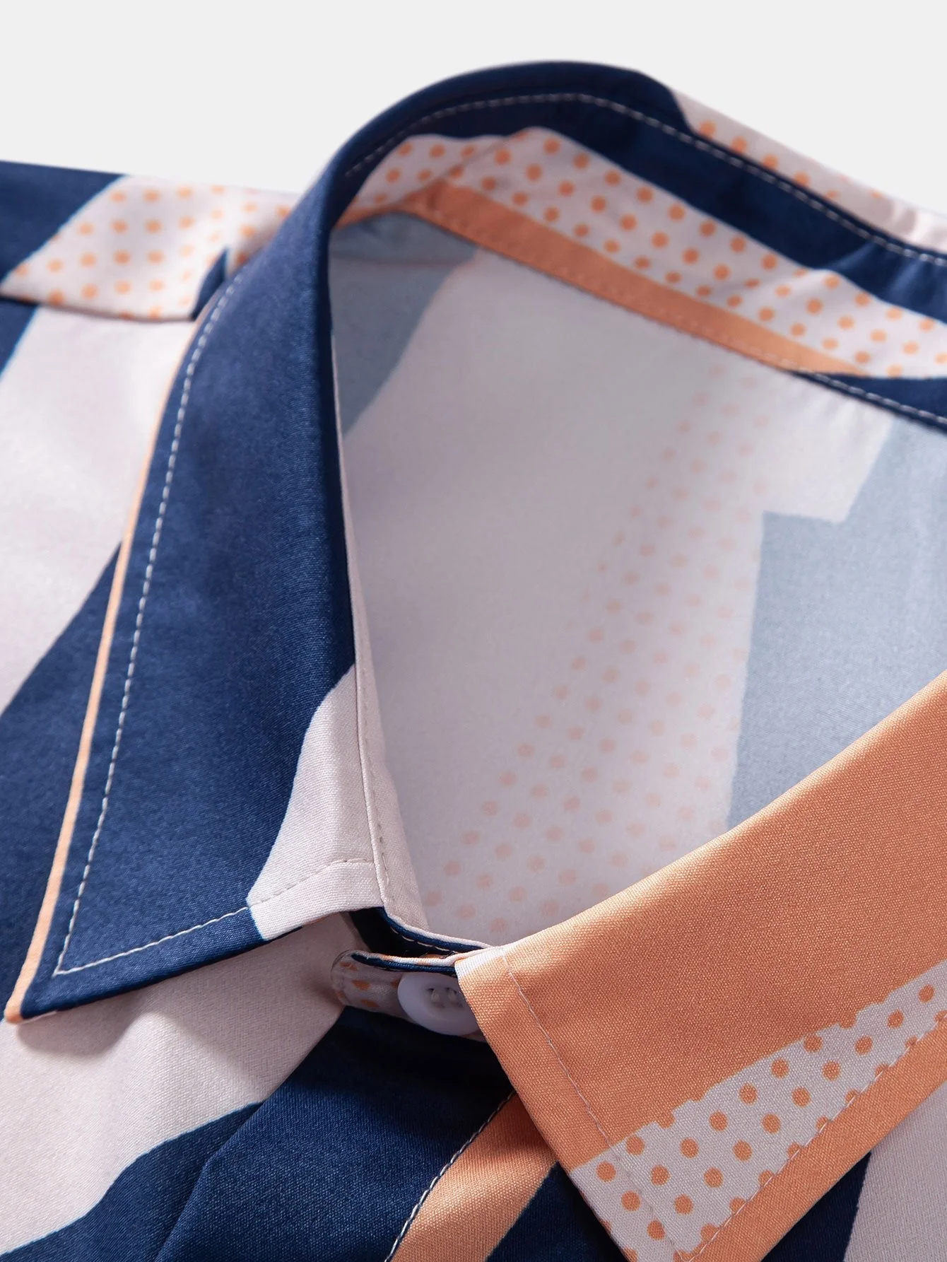 Annan® | Geometry Print Button Up Shirt - Image 3