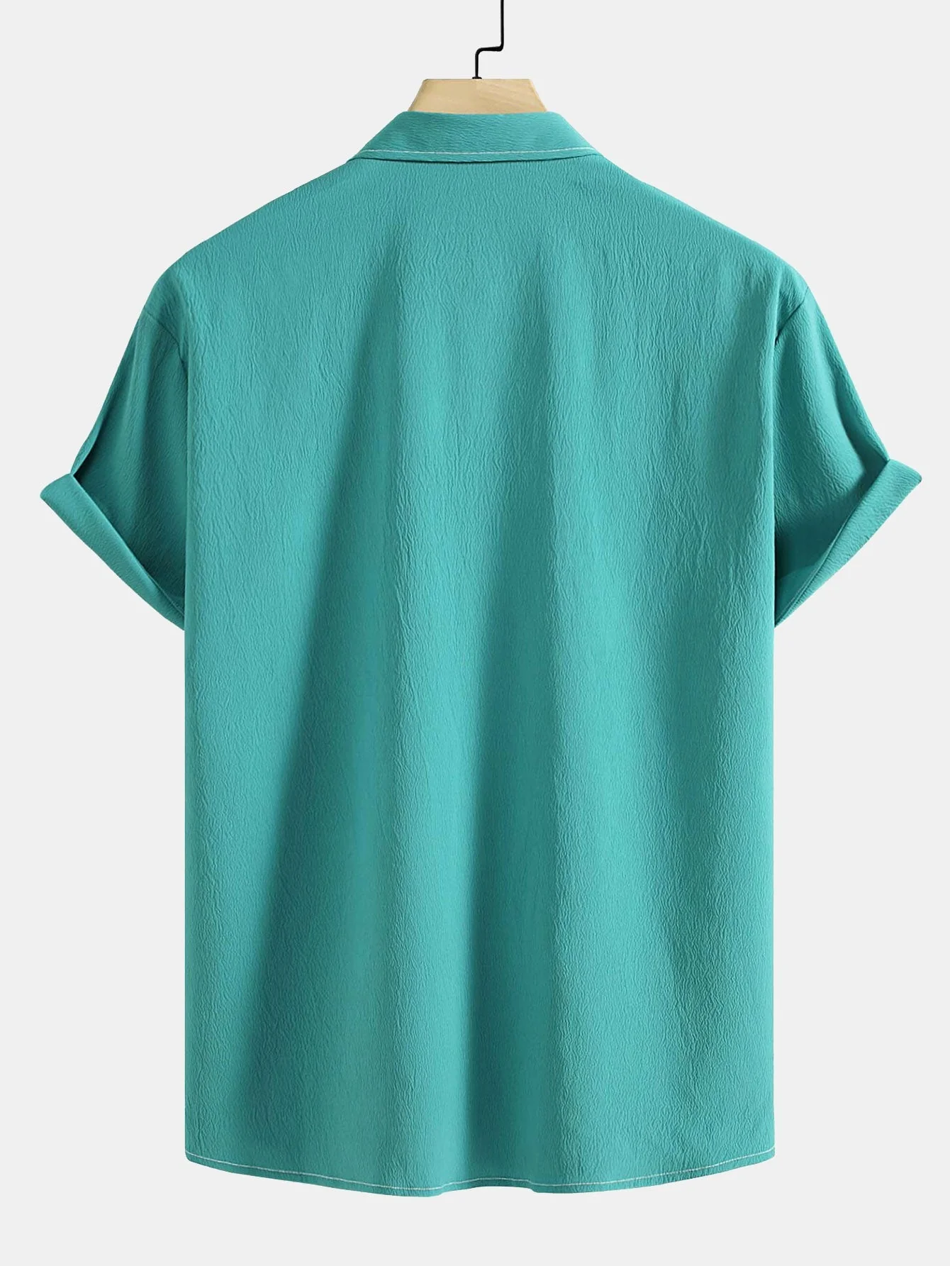 Anner® | Wrinkled Texture Button Up Shirt - Image 2