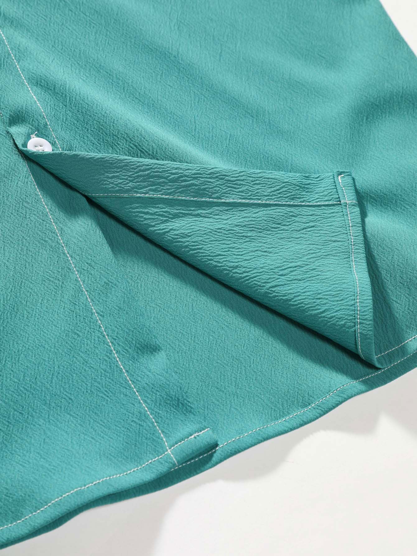 Anner® | Wrinkled Texture Button Up Shirt - Image 4