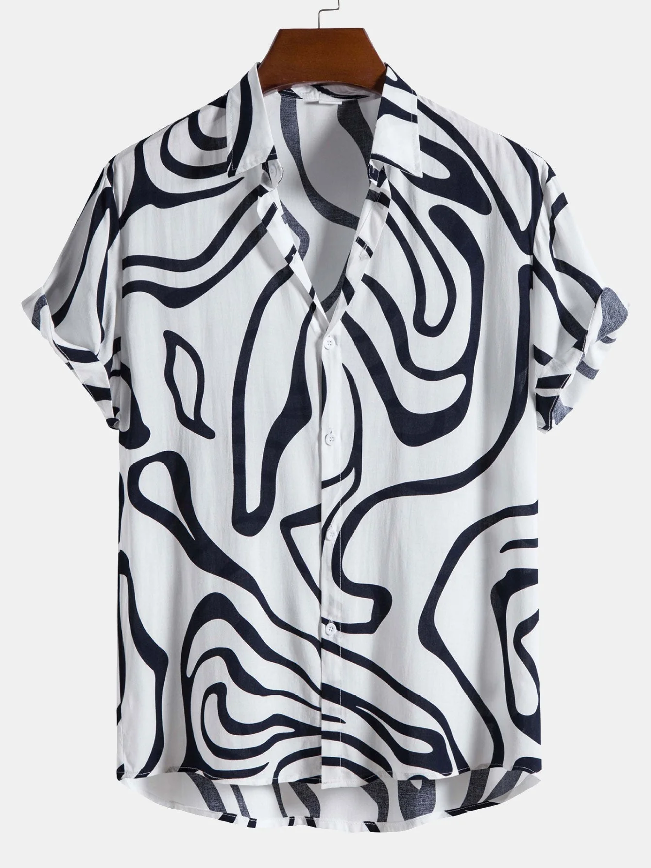 Anselm® | Swirl Print Shirt - Image 3