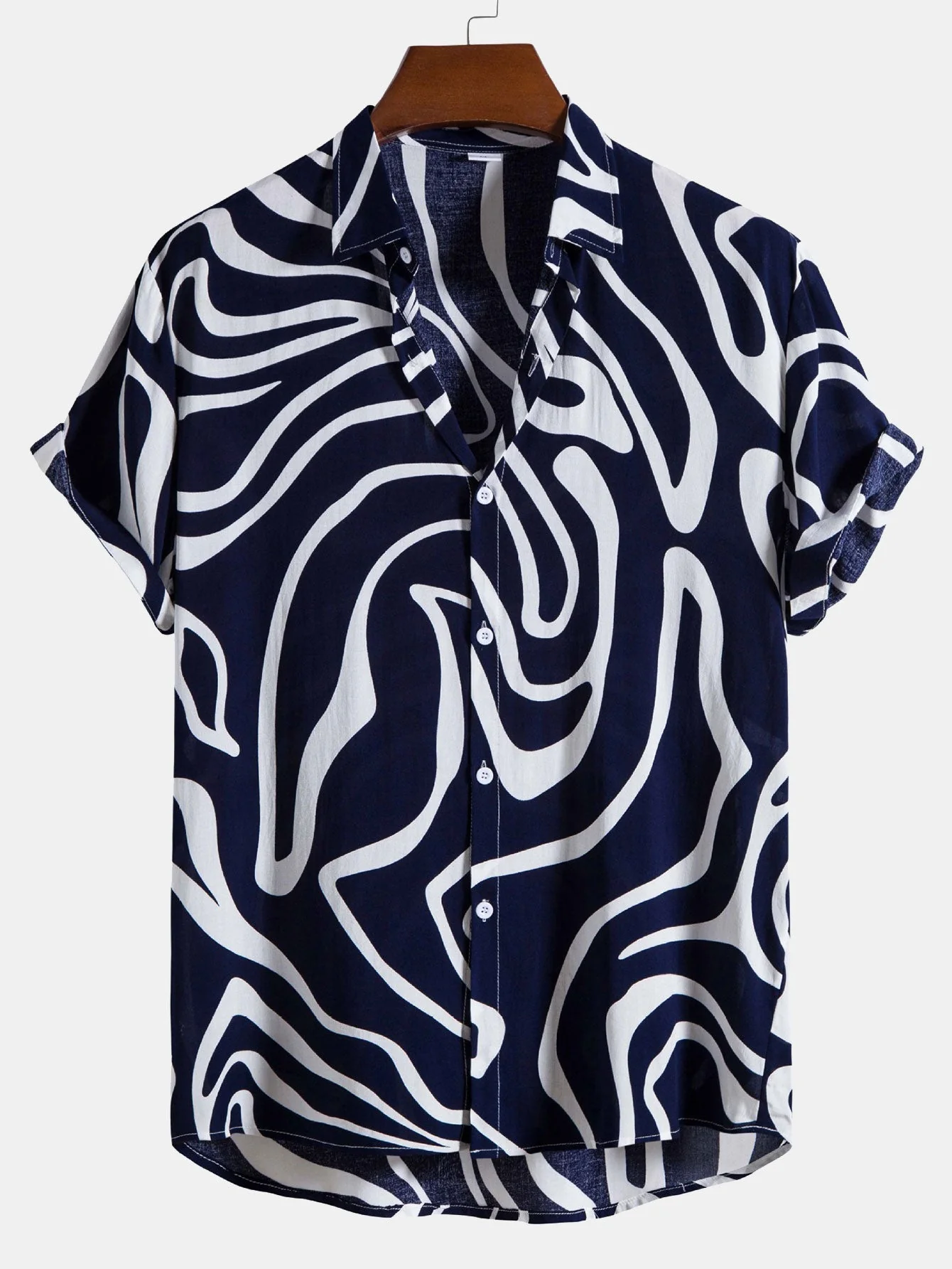 Anselm® | Swirl Print Shirt - Image 5