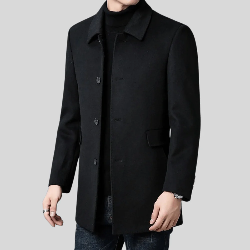 Anselmo® | Men’s Winter Coats With Quilted Lining - Image 2