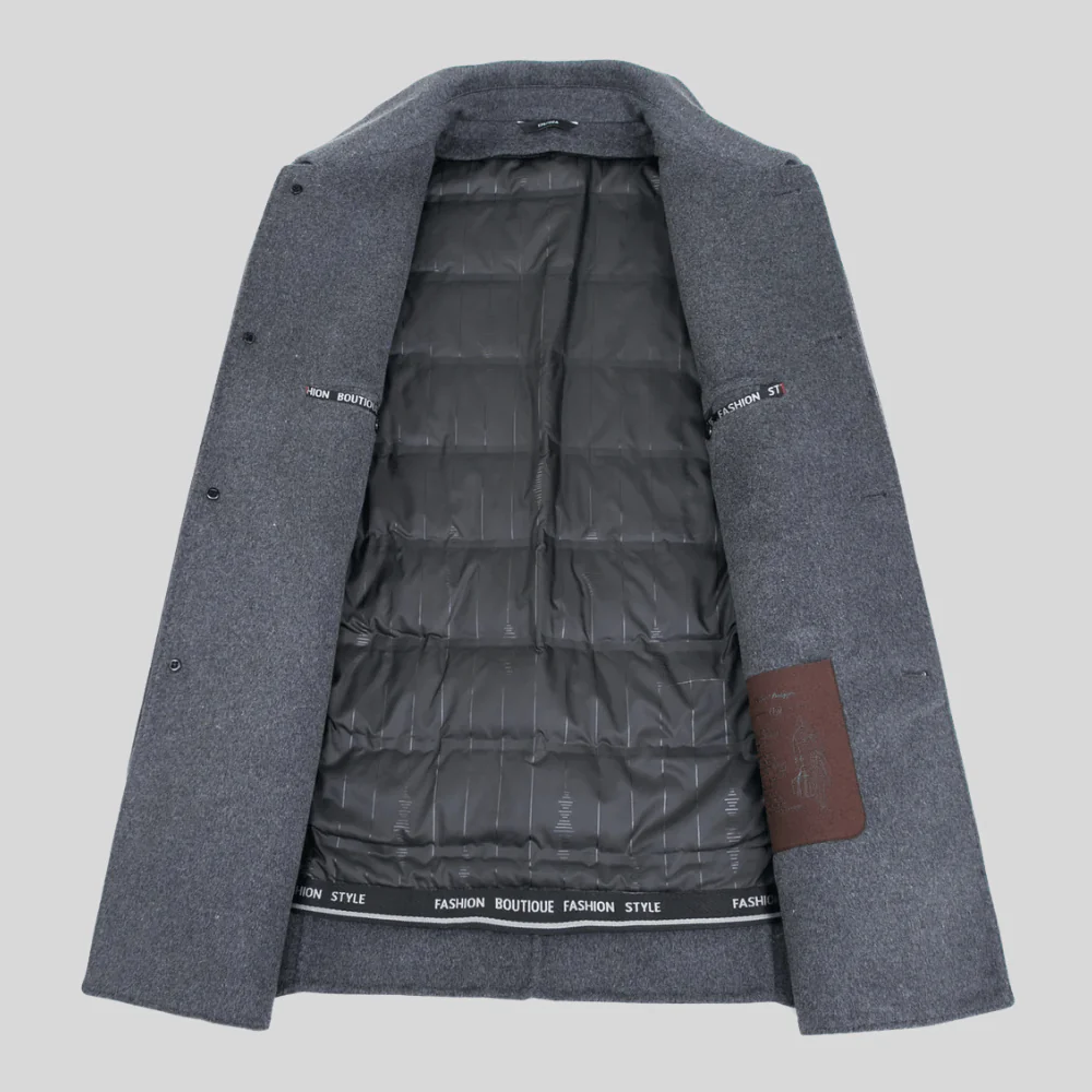 Anselmo® | Men’s Winter Coats With Quilted Lining - Image 6