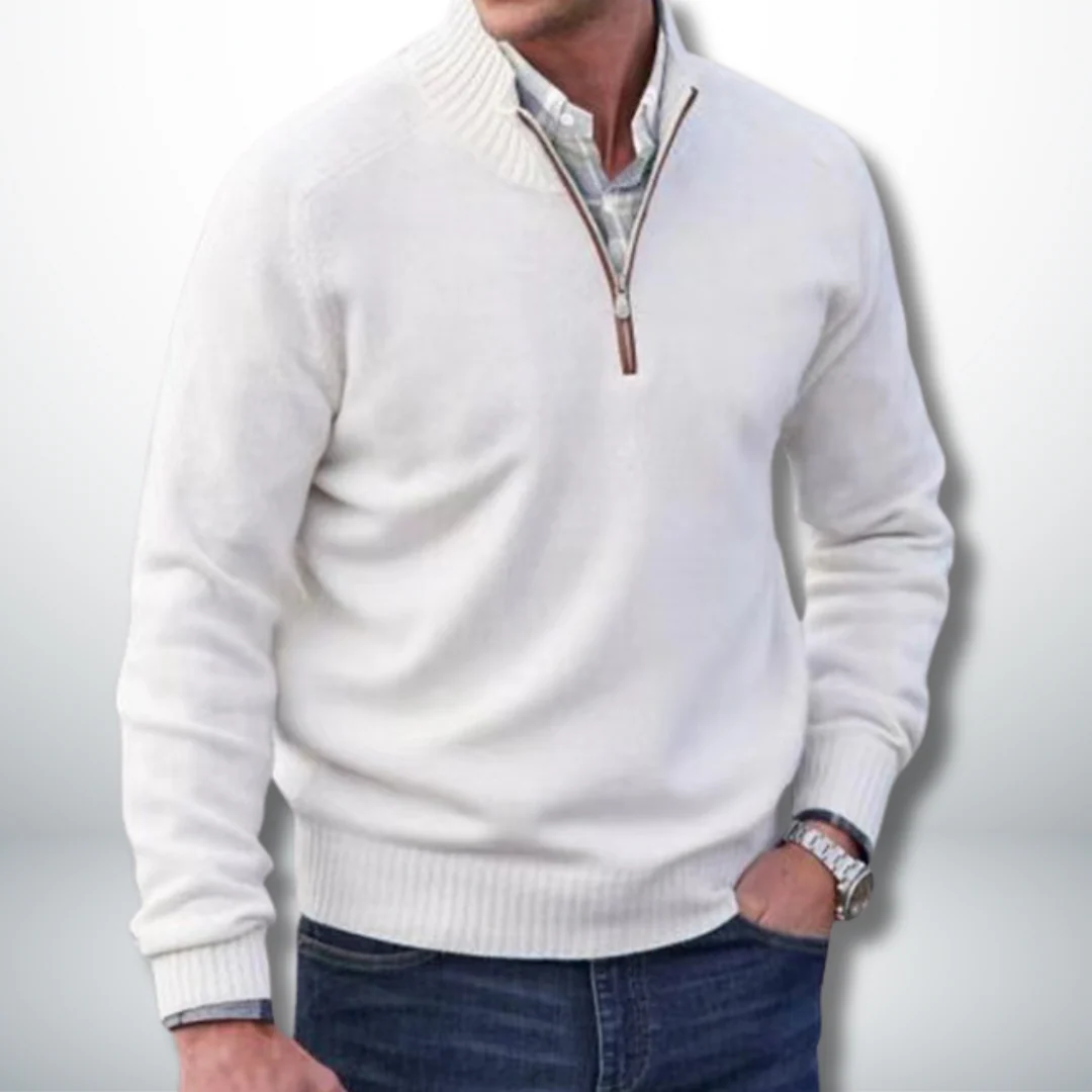 Anselmo® | Warm and elegant men's sweater - Image 2