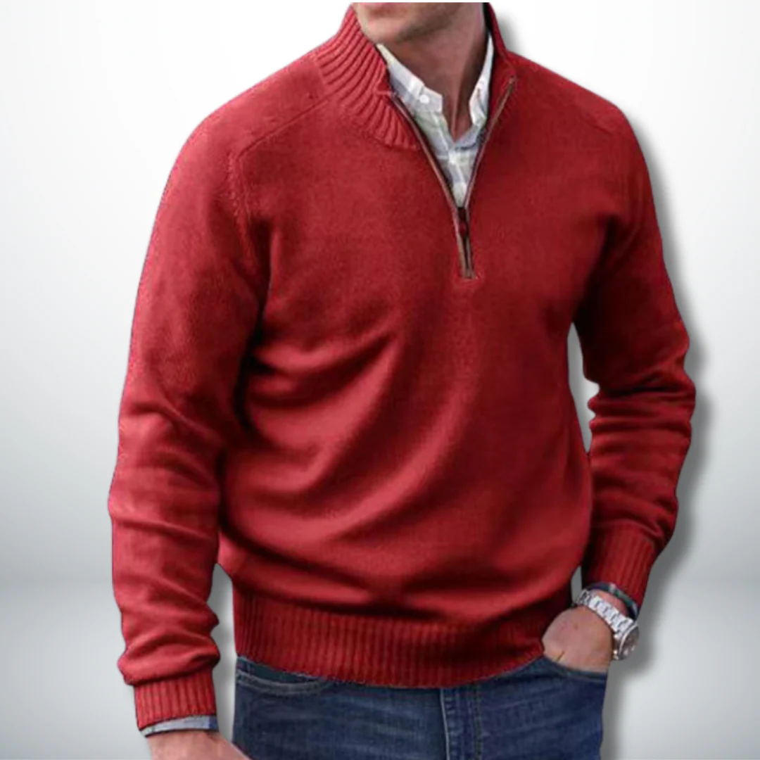 Anselmo® | Warm and elegant men's sweater - Image 3