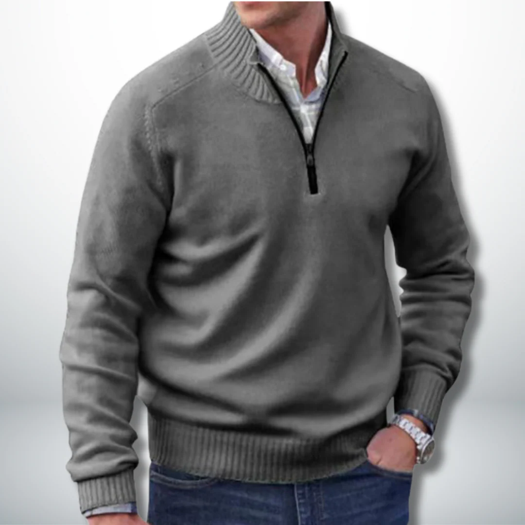 Anselmo® | Warm and elegant men's sweater - Image 4
