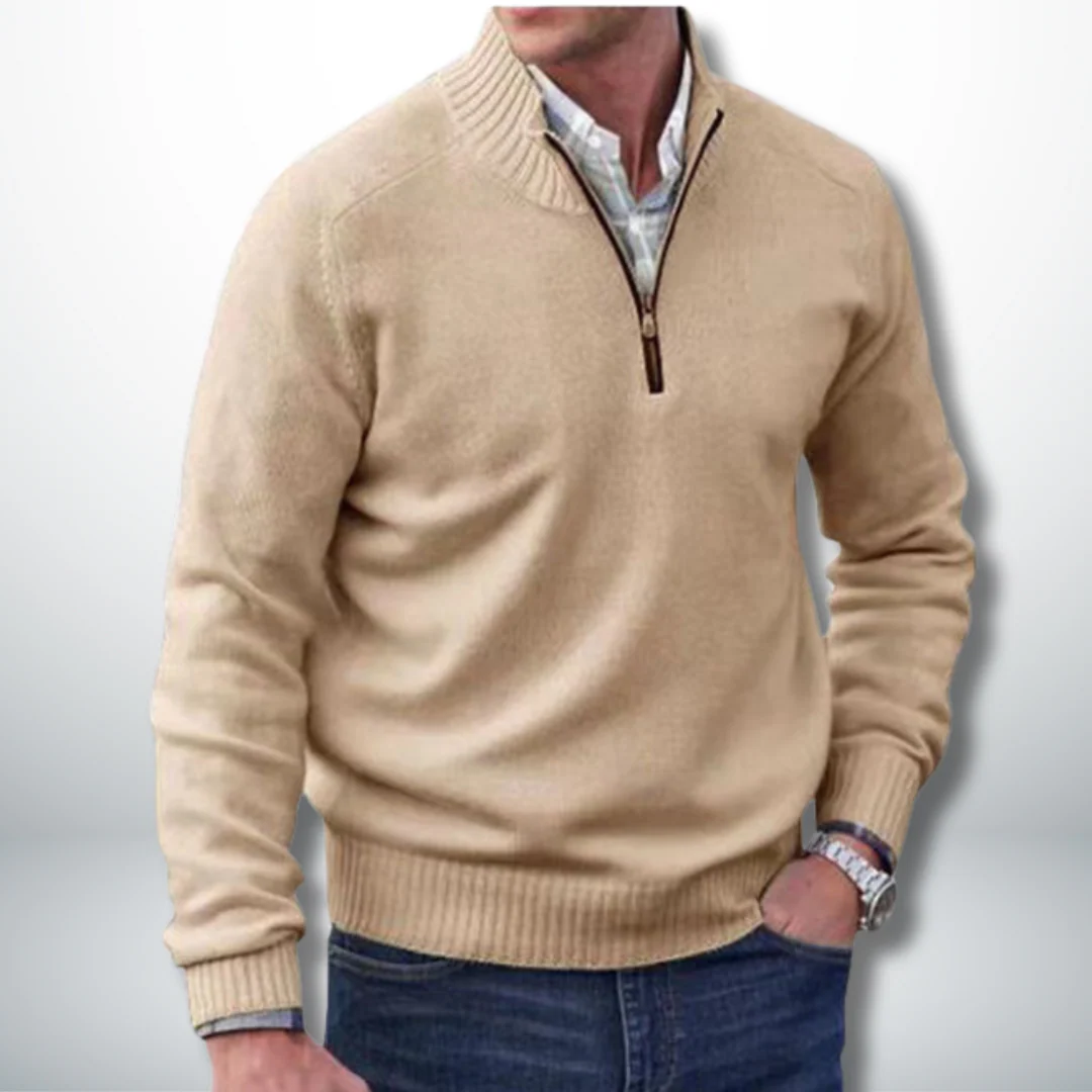 Anselmo® | Warm and elegant men's sweater - Image 5