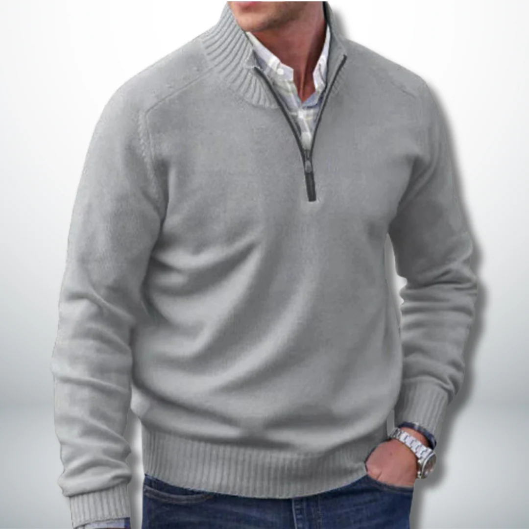 Anselmo® | Warm and elegant men's sweater - Image 6