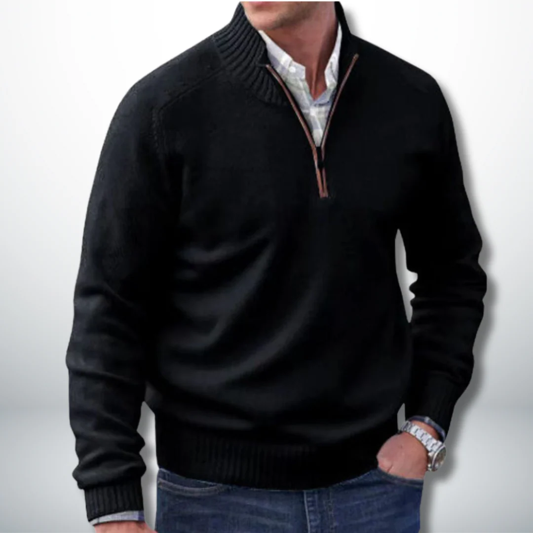 Anselmo® | Warm and elegant men's sweater - Image 7