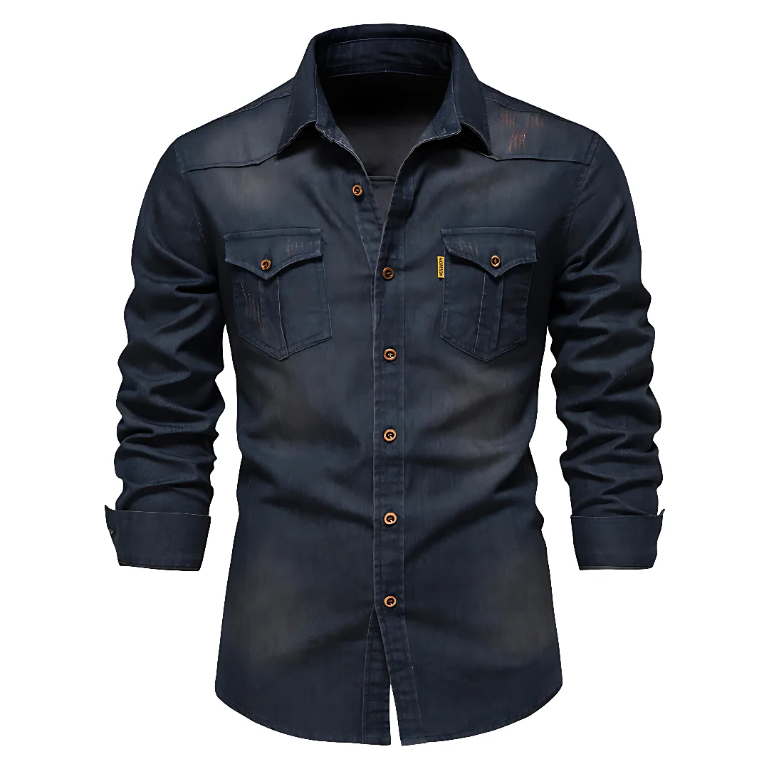 Ansgar® | DAVE™｜Denim shirt for men - Image 2