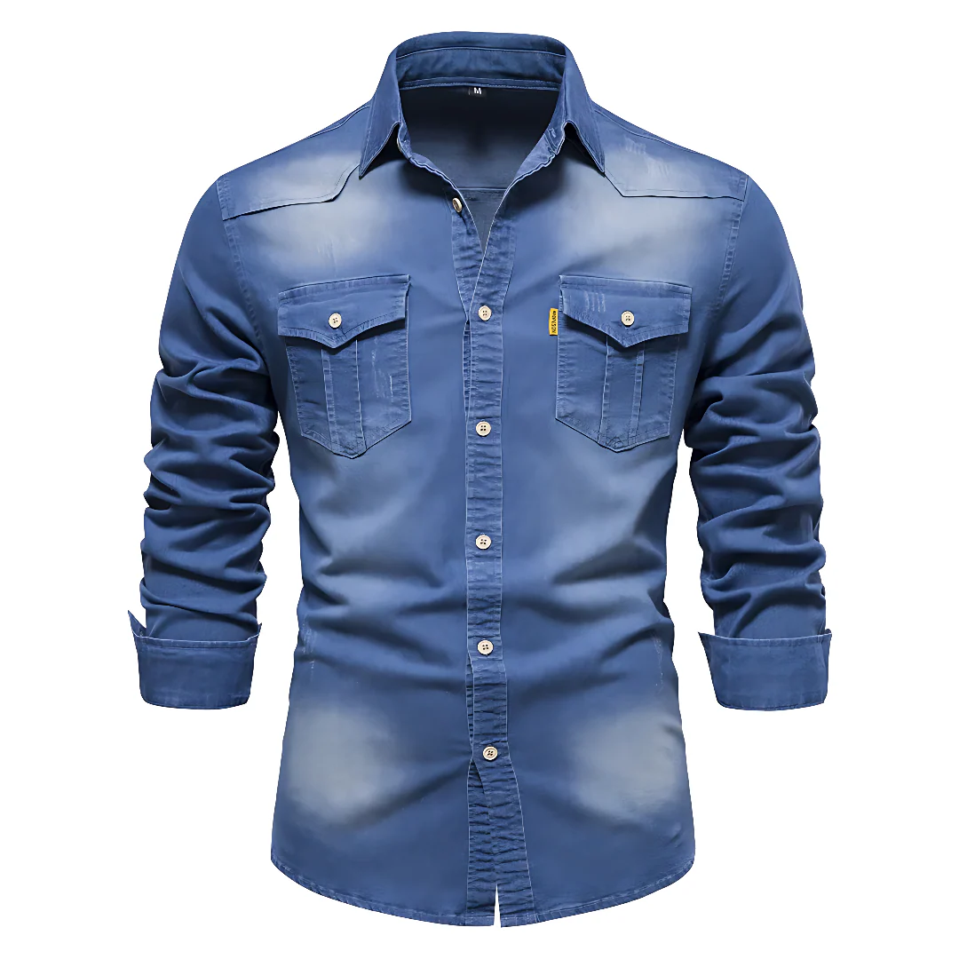 Ansgar® | DAVE™｜Denim shirt for men - Image 3