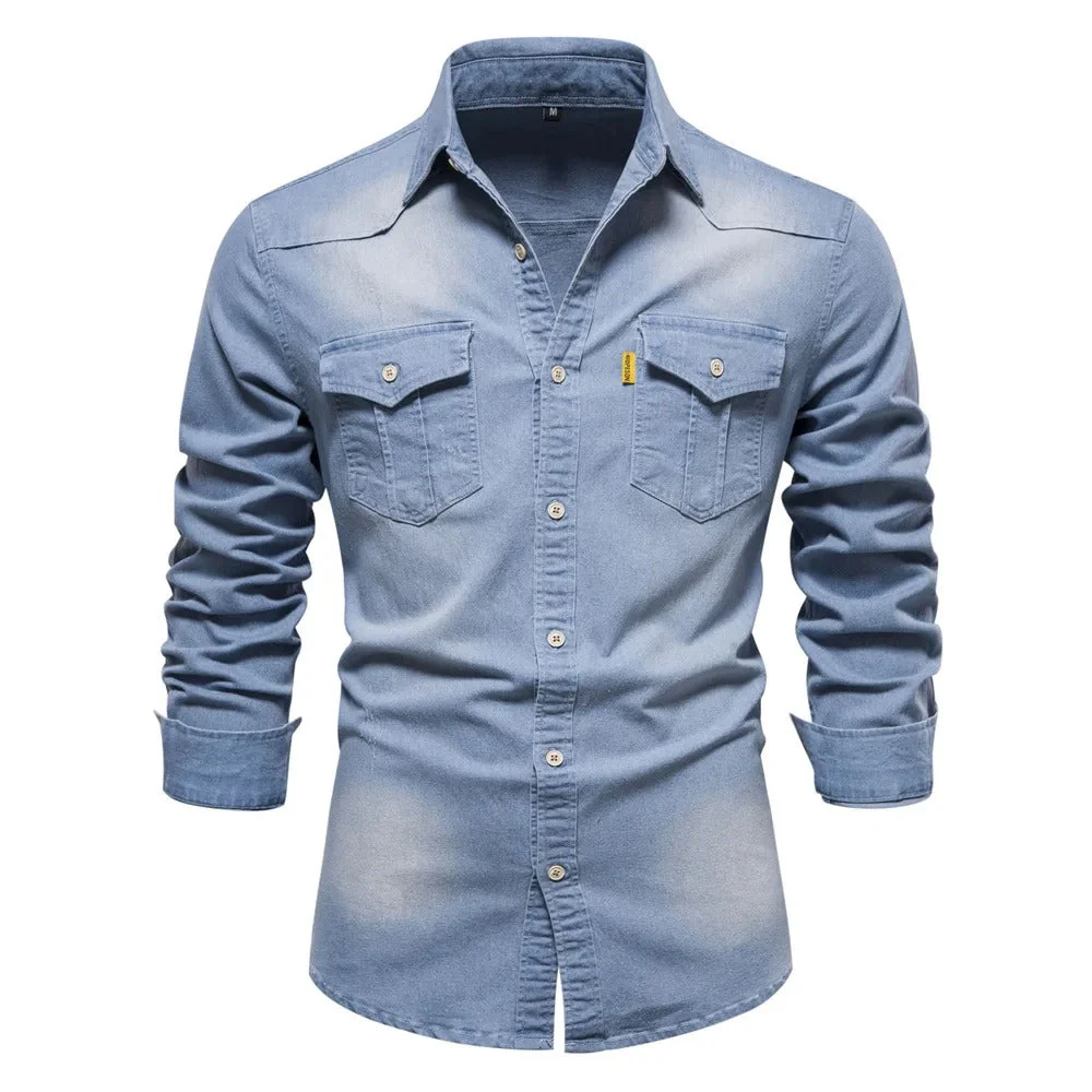 Ansgar® | DAVE™｜Denim shirt for men - Image 4