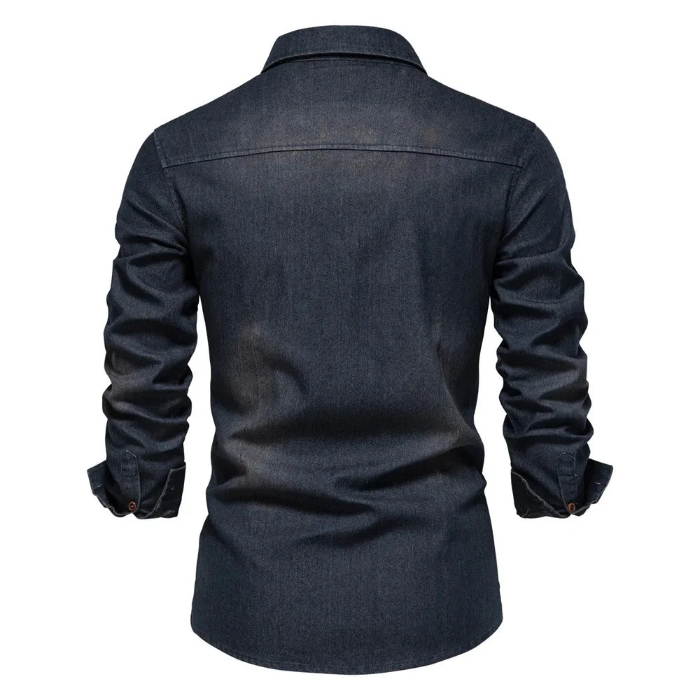 Ansgar® | DAVE™｜Denim shirt for men - Image 5