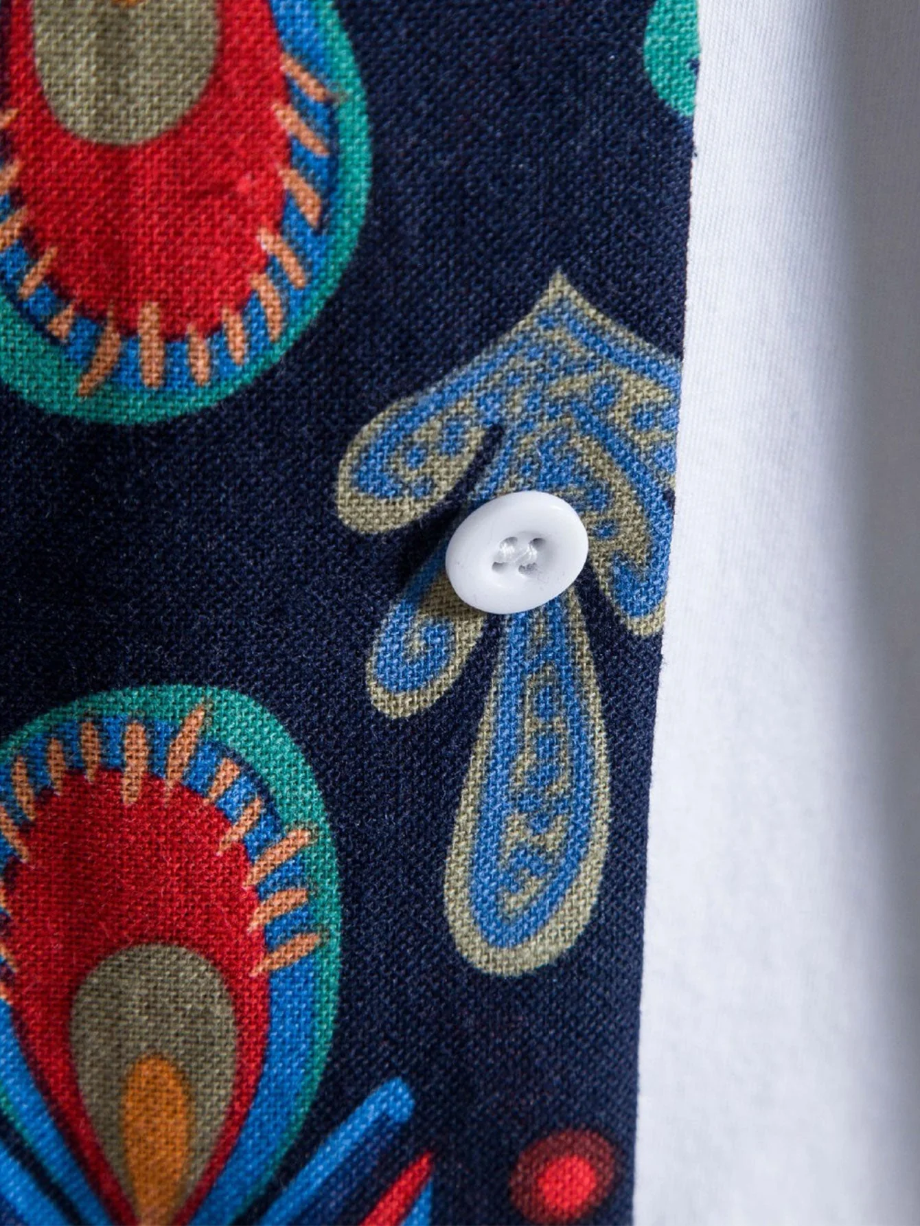 Antek® | Floral Print Cotton Button Up Shirt - Image 5