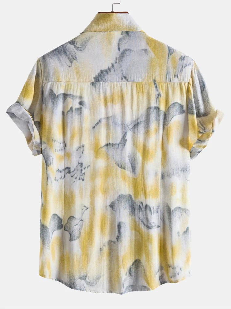 Anthony® | Abstract Ink Print Shirts - Image 4