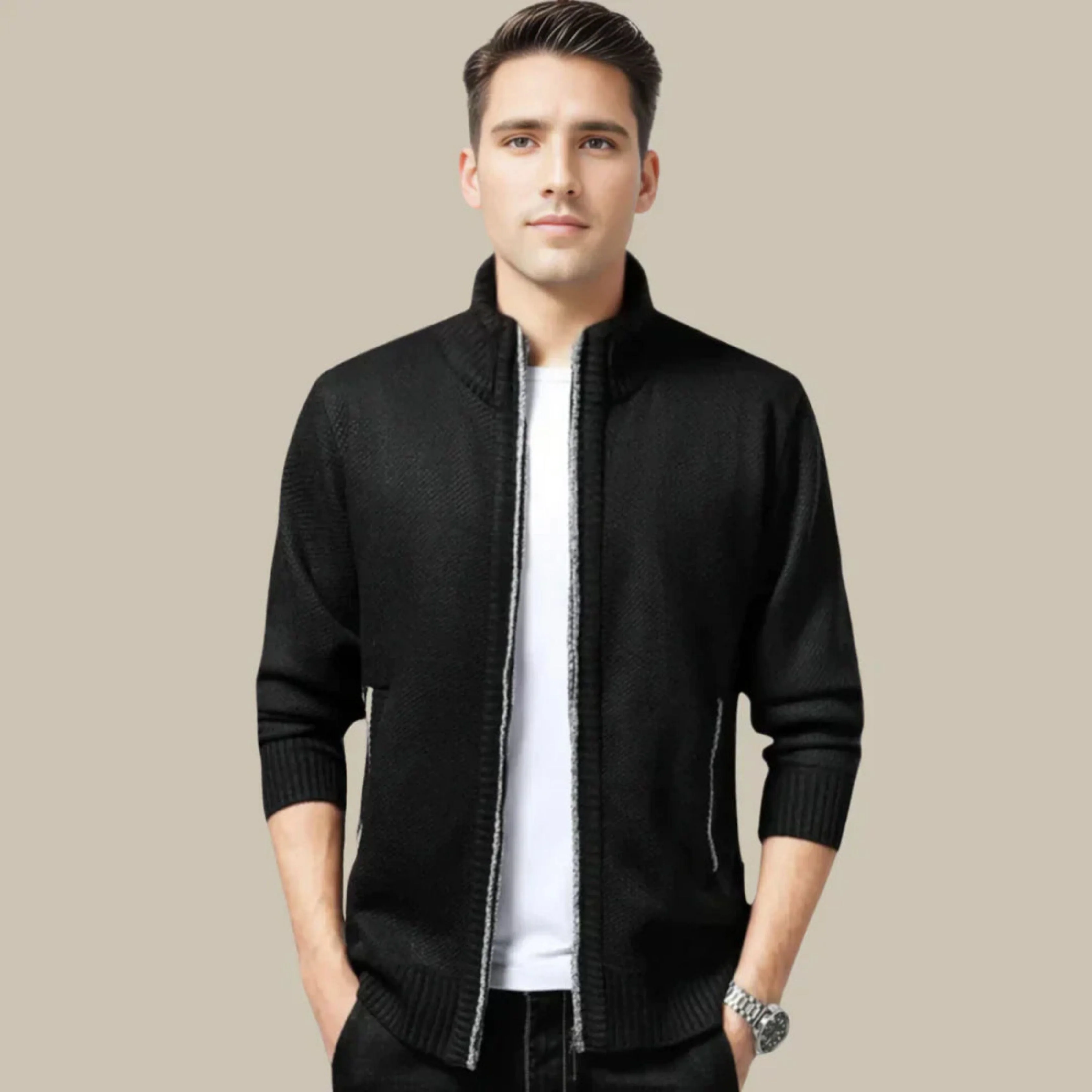 Anthony® | Men's vest with zipper - Image 2