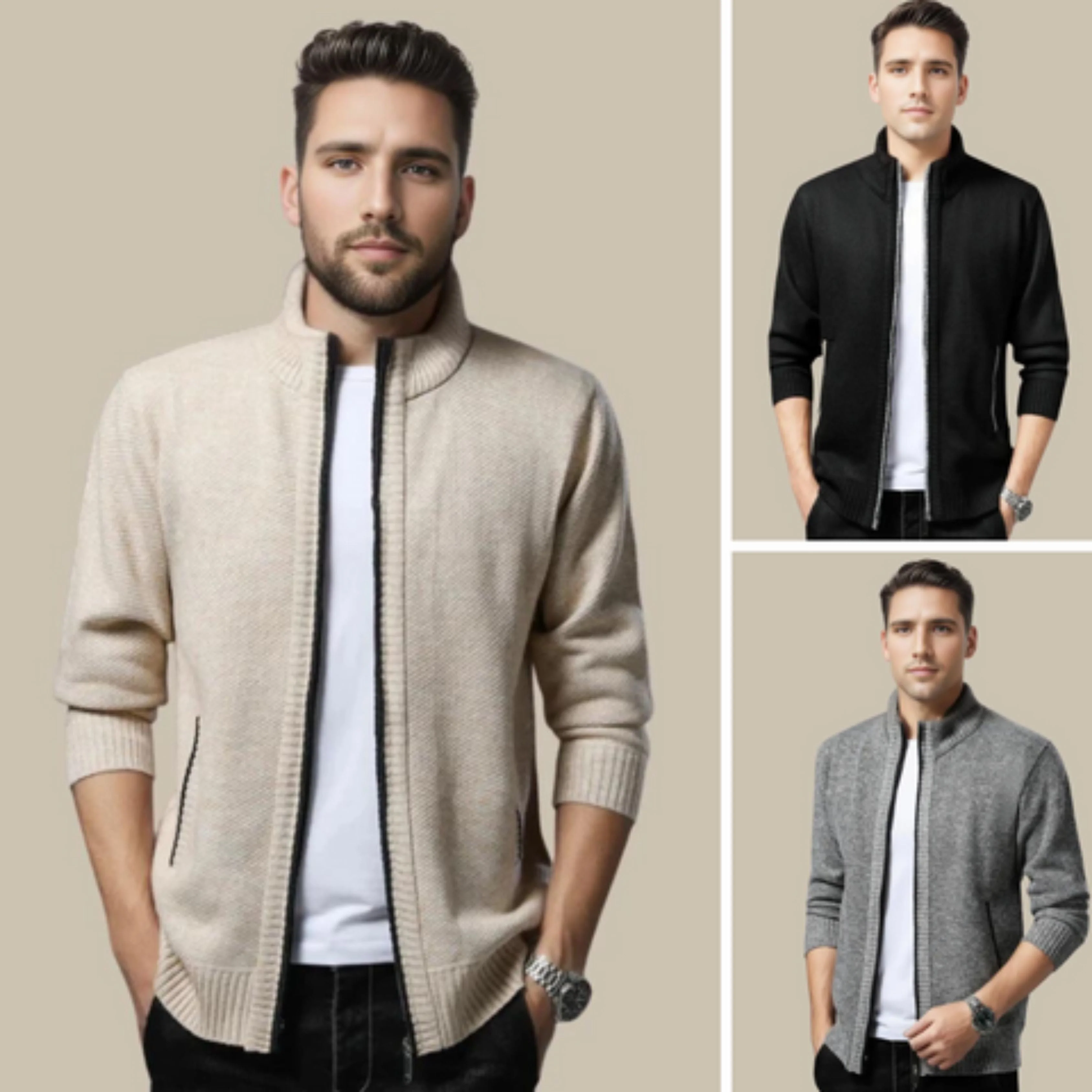Anthony® | Men's vest with zipper - Image 4