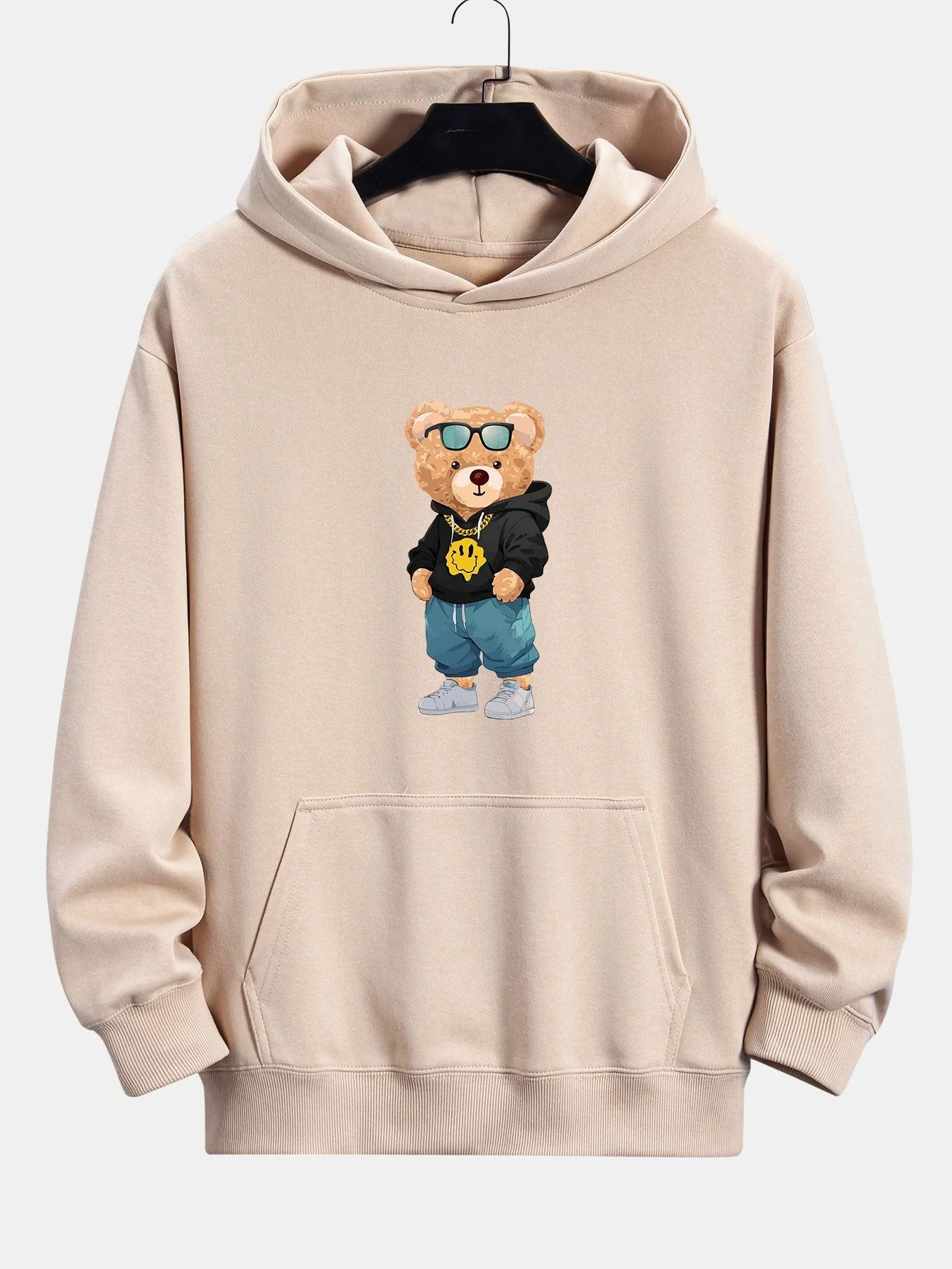 Anthony | Hip Hop Bear Print Relax Fit Hoodie - Image 2