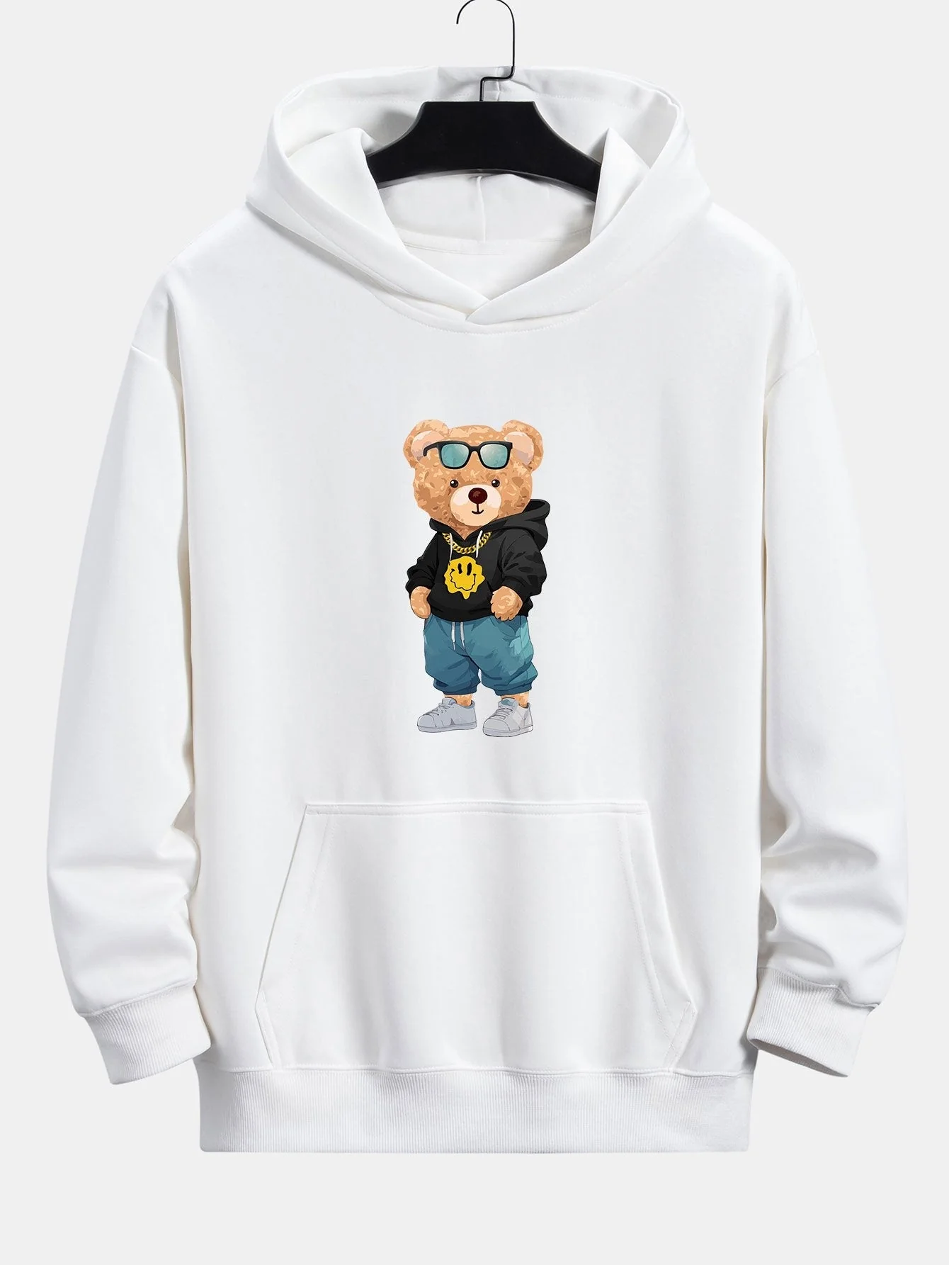 Anthony | Hip Hop Bear Print Relax Fit Hoodie - Image 3